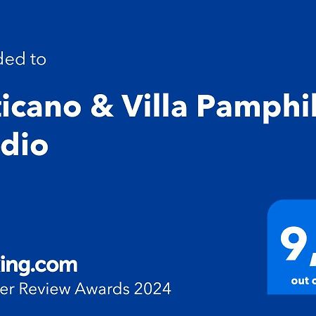 Vaticano & Villa Pamphilj Studio 로마 외부 사진